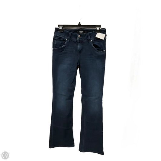 Jeans Flared By Hudson In Blue Denim, Size: 8
