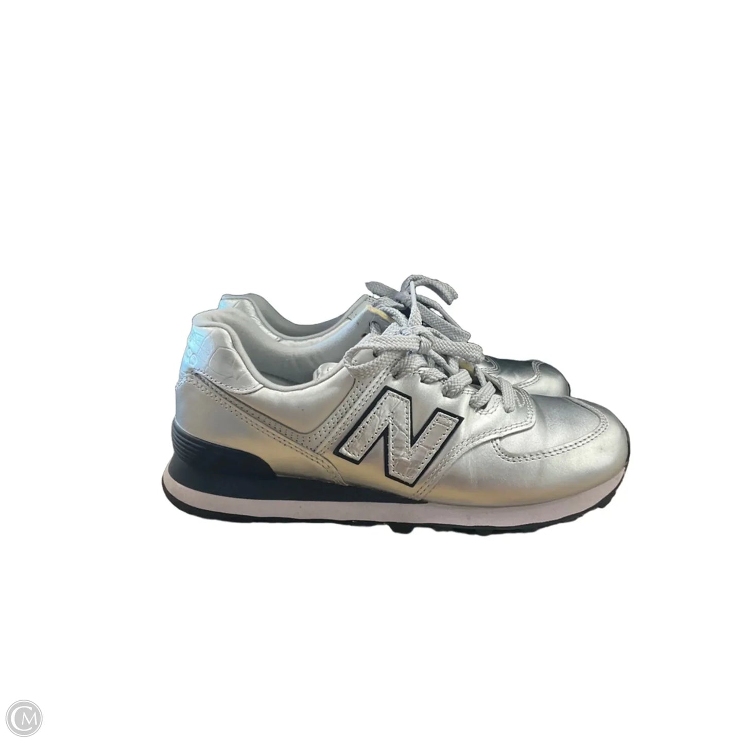 Shoes Sneakers By New Balance In Silver, Size: 8