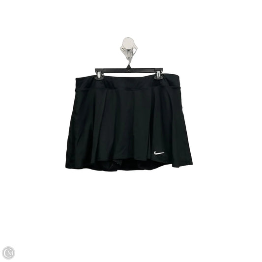 Athletic Skirt By Nike Apparel In Black, Size: 2x