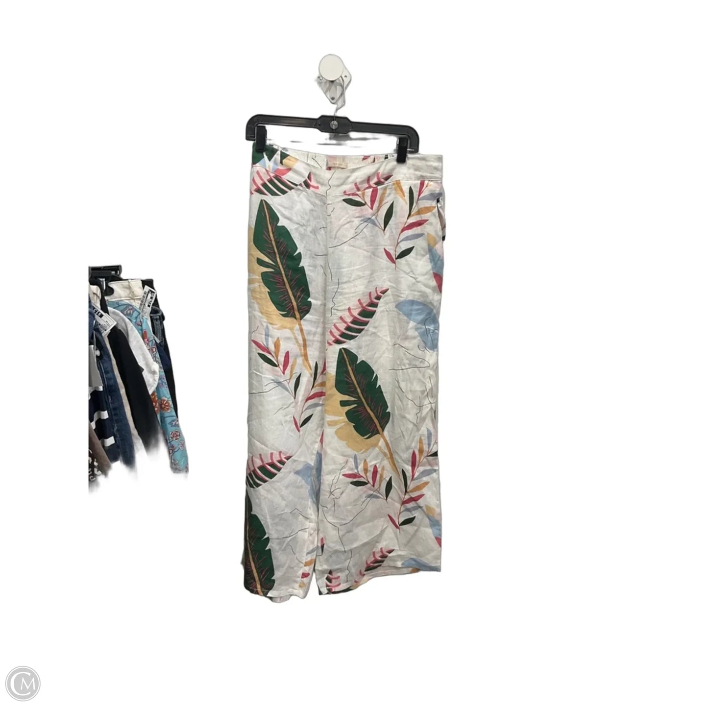 Pants Linen By Cynthia Rowley In White, Size: 16