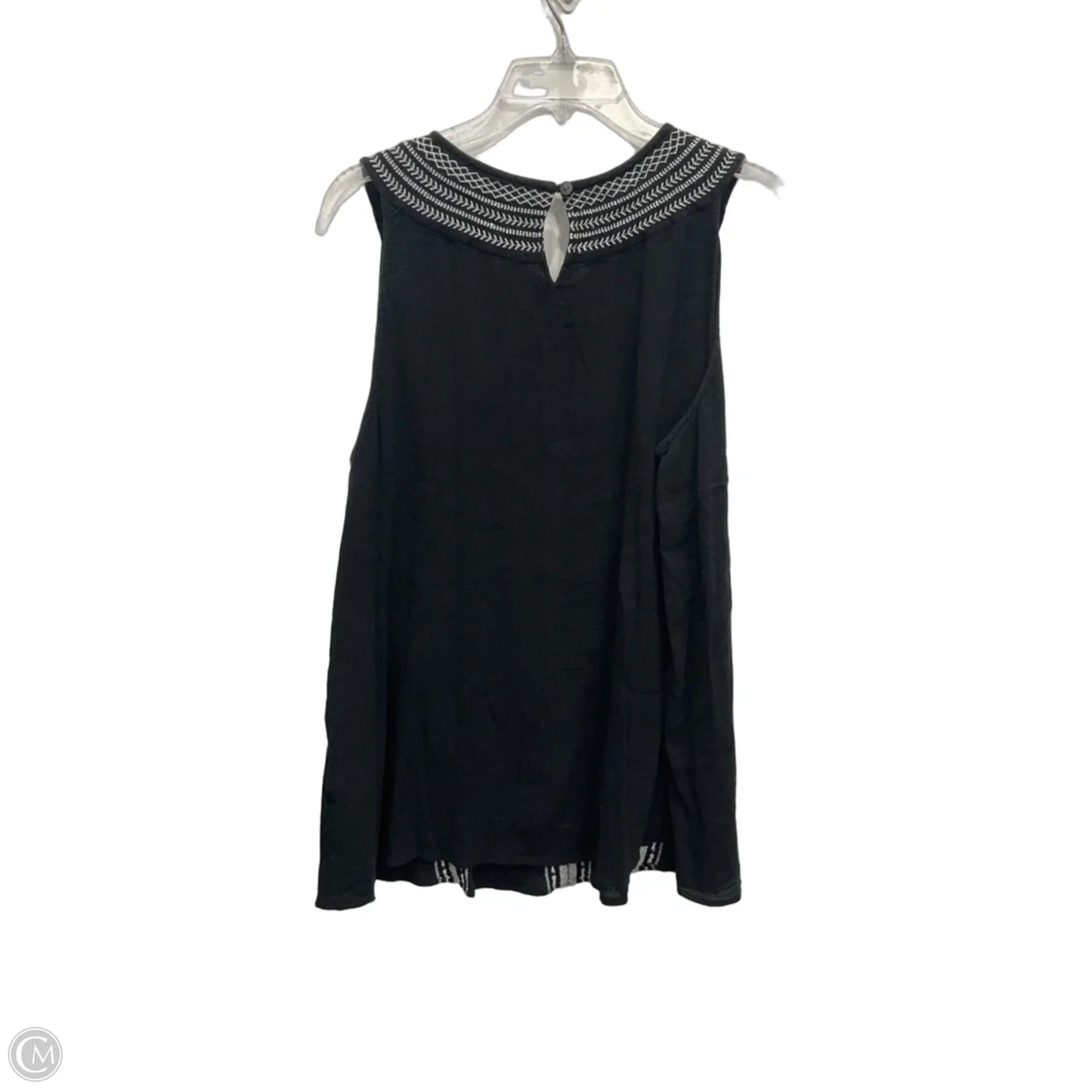Top Sleeveless By J. Jill In Black, Size: Xl