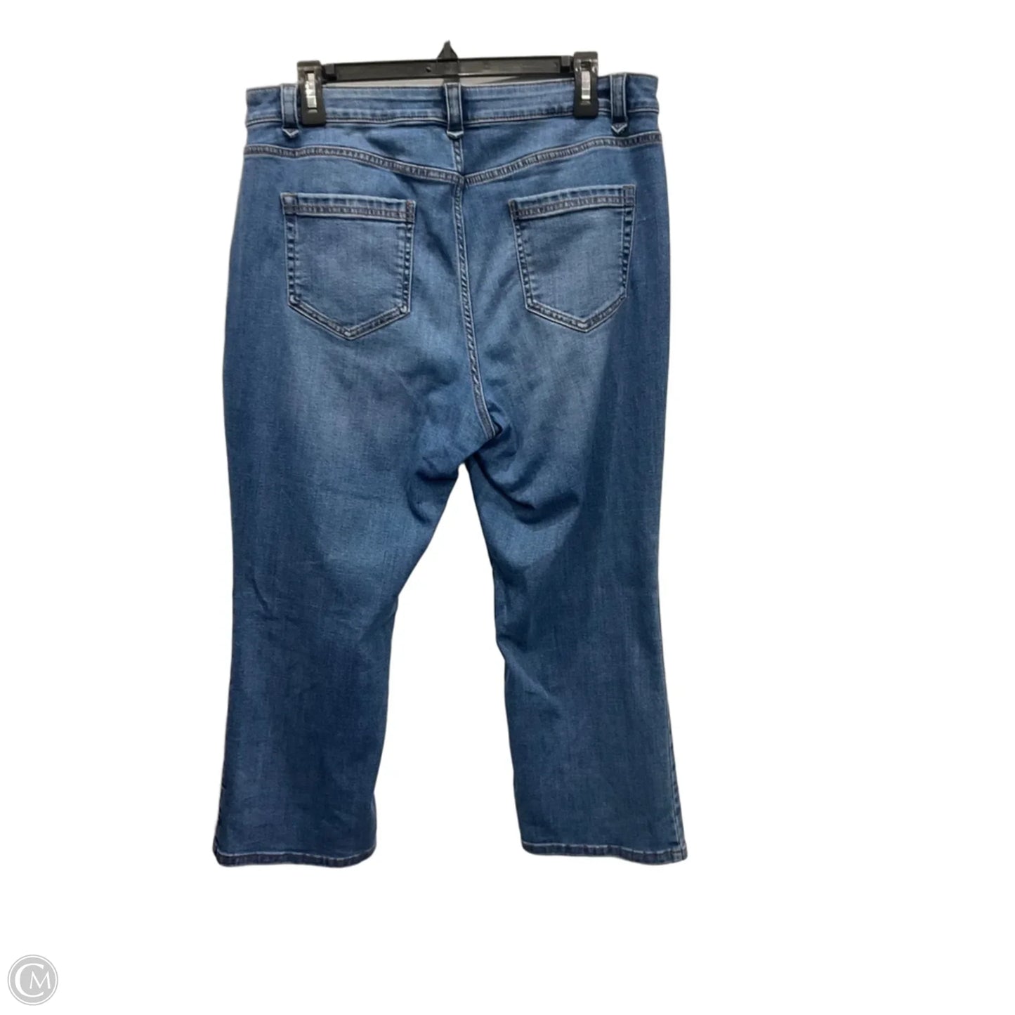 Jeans Cropped By J. Jill In Blue Denim, Size: 14p