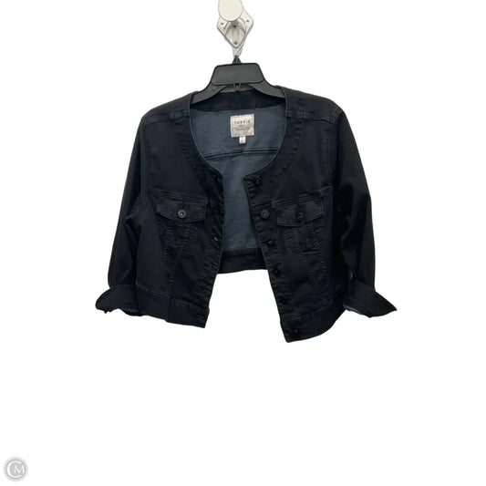 Jacket Denim By Torrid In Black Denim, Size: Xl