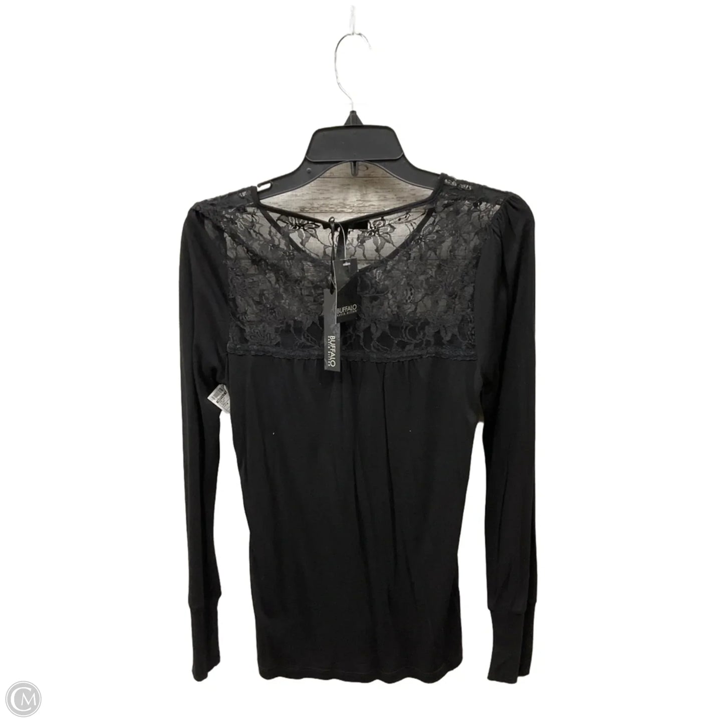 Top Long Sleeve By Buffalo David Bitton In Black, Size: M