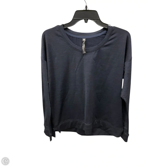 Athletic Top Long Sleeve Crewneck By 90 Degrees By Reflex In Grey, Size: M