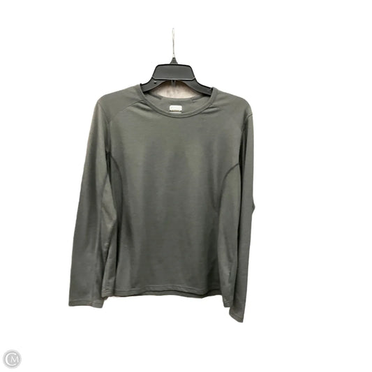 Athletic Top Long Sleeve Crewneck By Columbia In Grey, Size: Xl