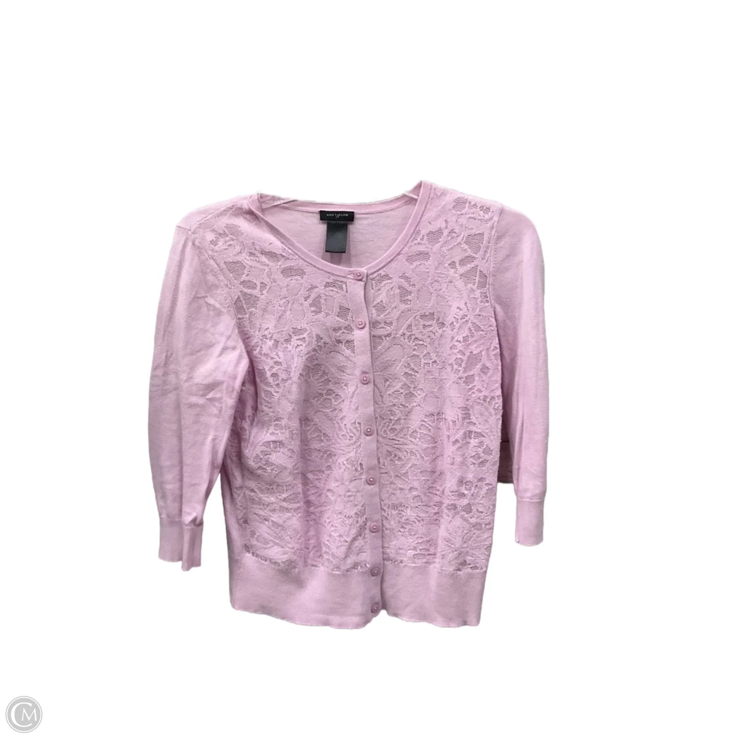 Cardigan By Ann Taylor In Pink, Size: S