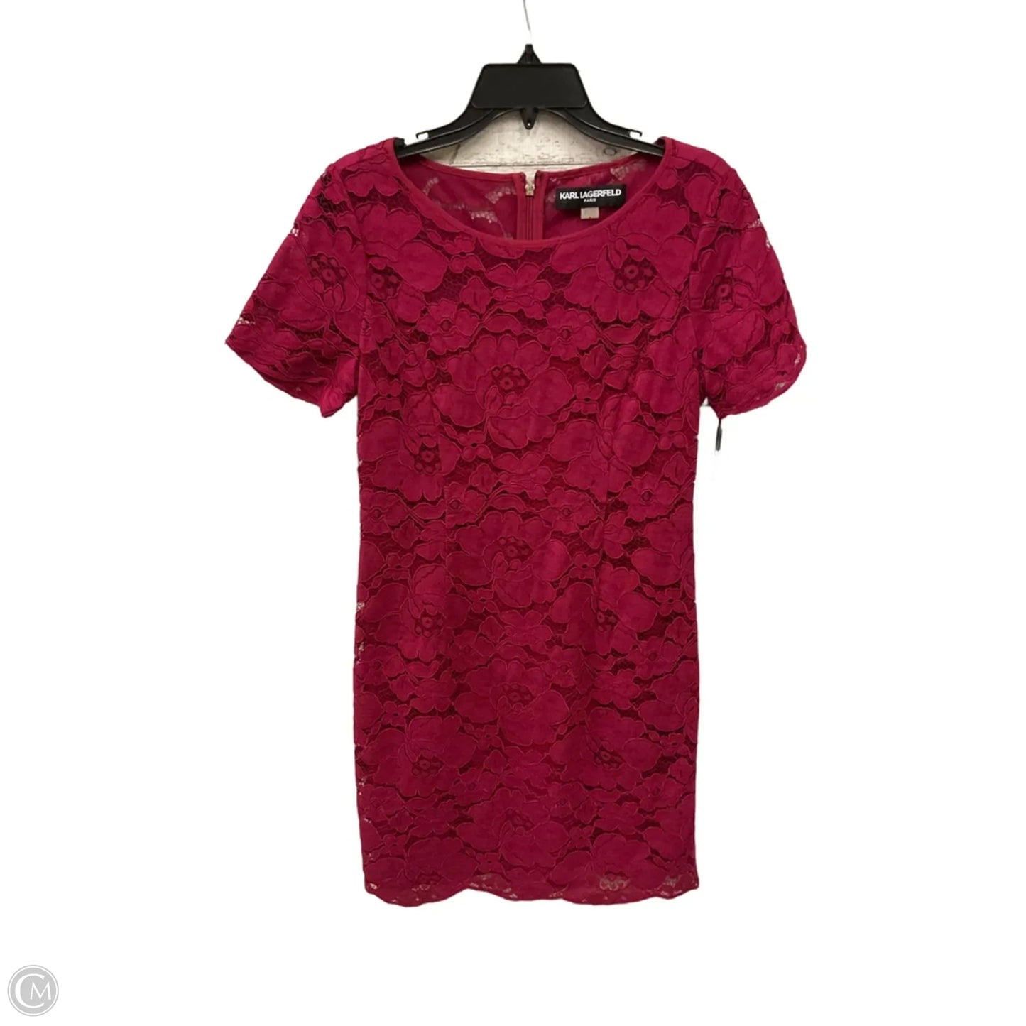 Dress Designer By Karl Lagerfeld In Pink, Size: 8