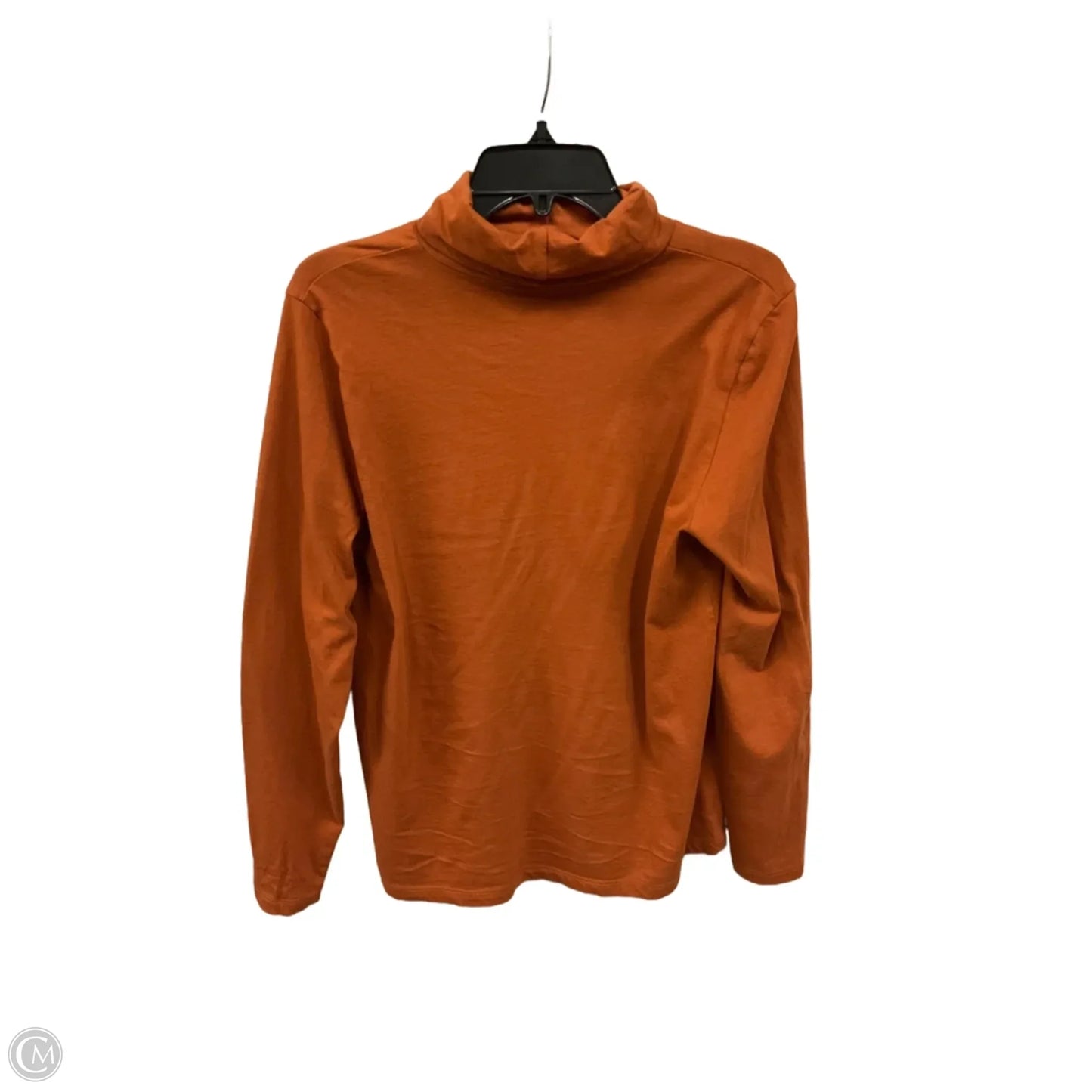 Top Long Sleeve Basic By J. Crew In Orange, Size: L