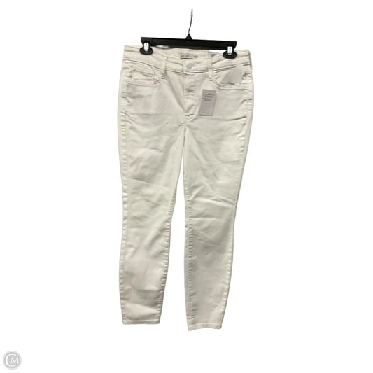 Jeans Skinny By Nine West In White, Size: 10