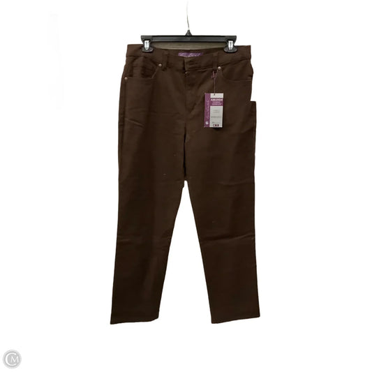 Jeans Boot Cut By Gloria Vanderbilt In Brown, Size: 10