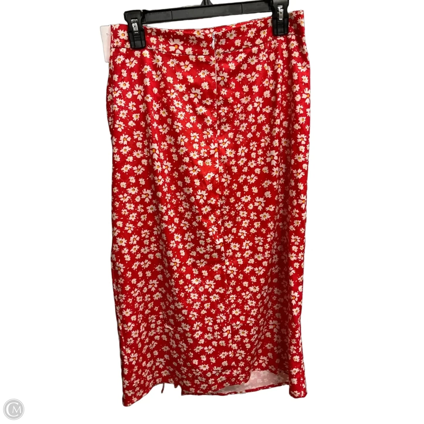 Skirt Maxi By Shein In Red, Size: M