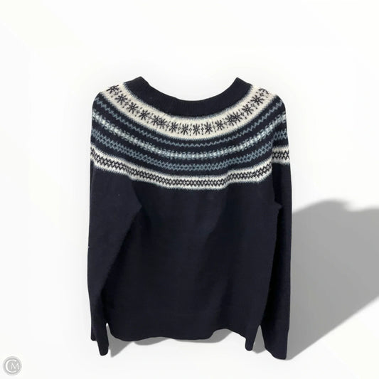 Sweater By Croft And Barrow In Blue, Size: L