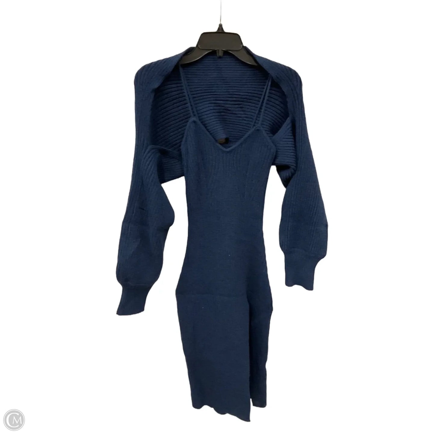 Dress Set 2pc By Cider In Blue, Size: L