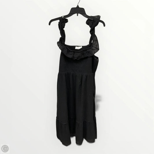 Dress Casual Midi By Vineyard Vines In Black, Size: Xl