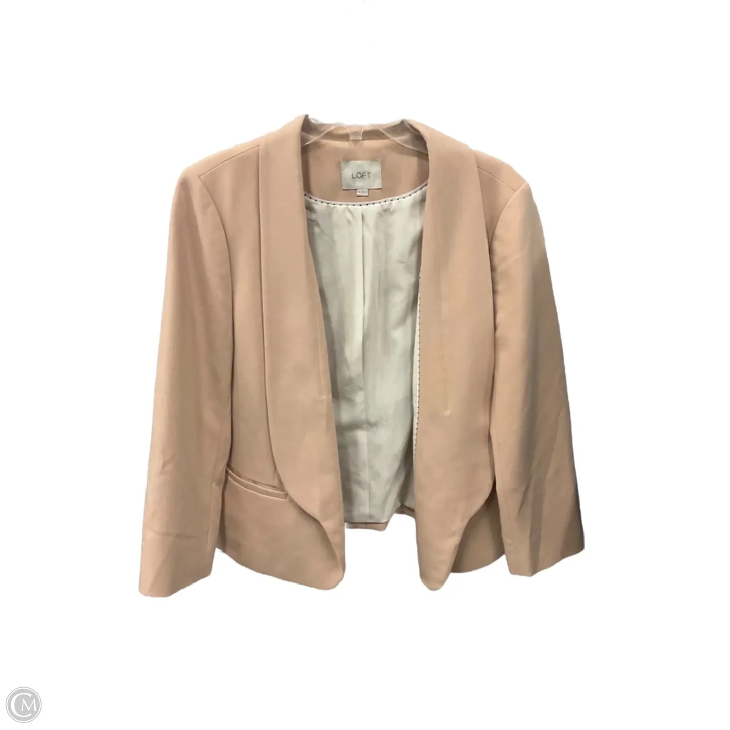 Blazer By Loft In Cream, Size: Xl