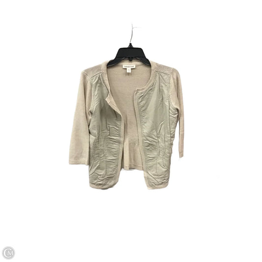 Sweater Cardigan By Coldwater Creek In Cream, Size: S