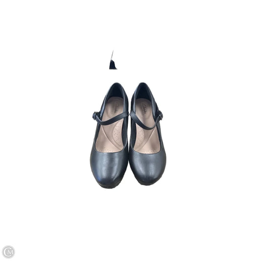 Shoes Heels Block By Clarks In Black, Size: 8.5