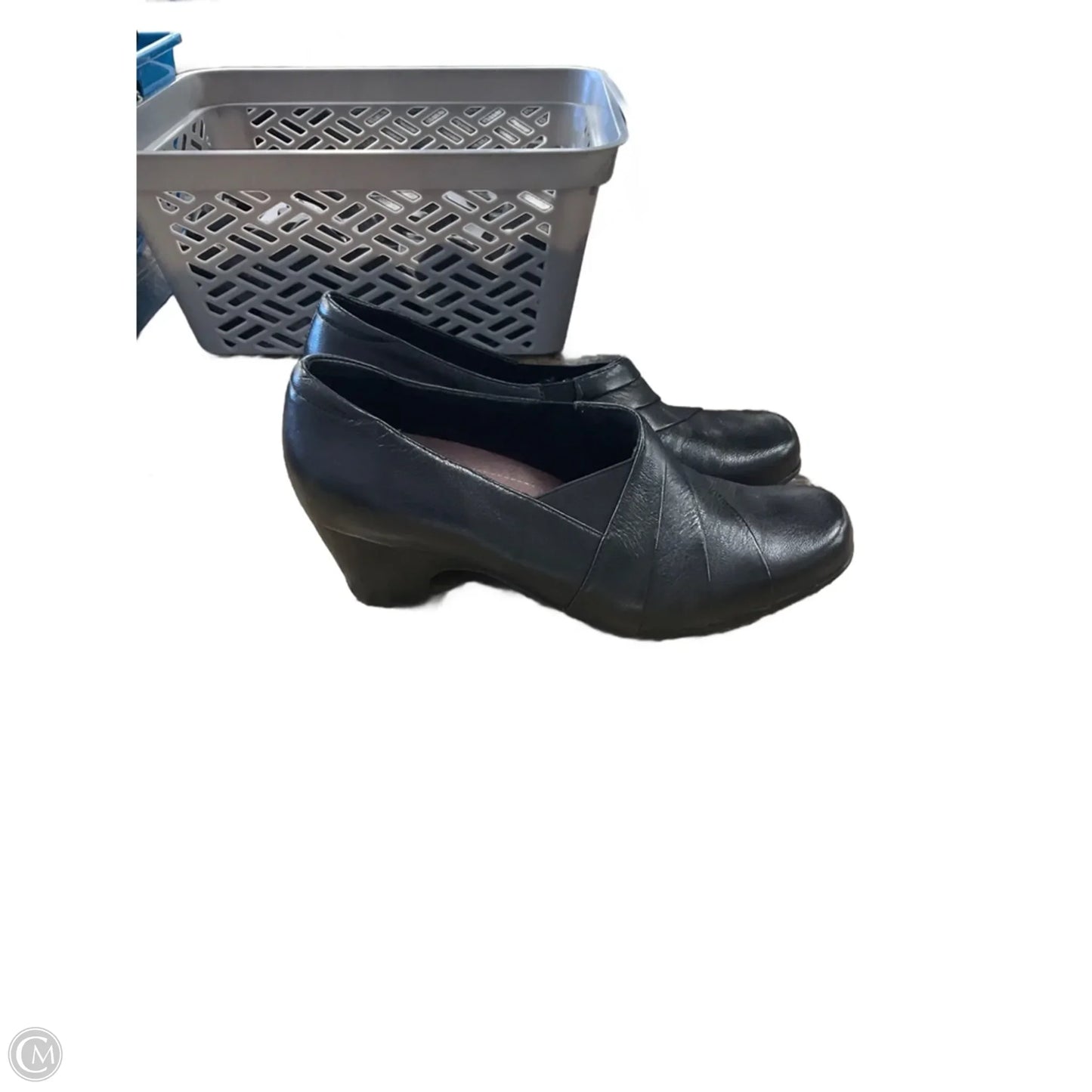 Shoes Heels Block By Clarks In Black, Size: 9