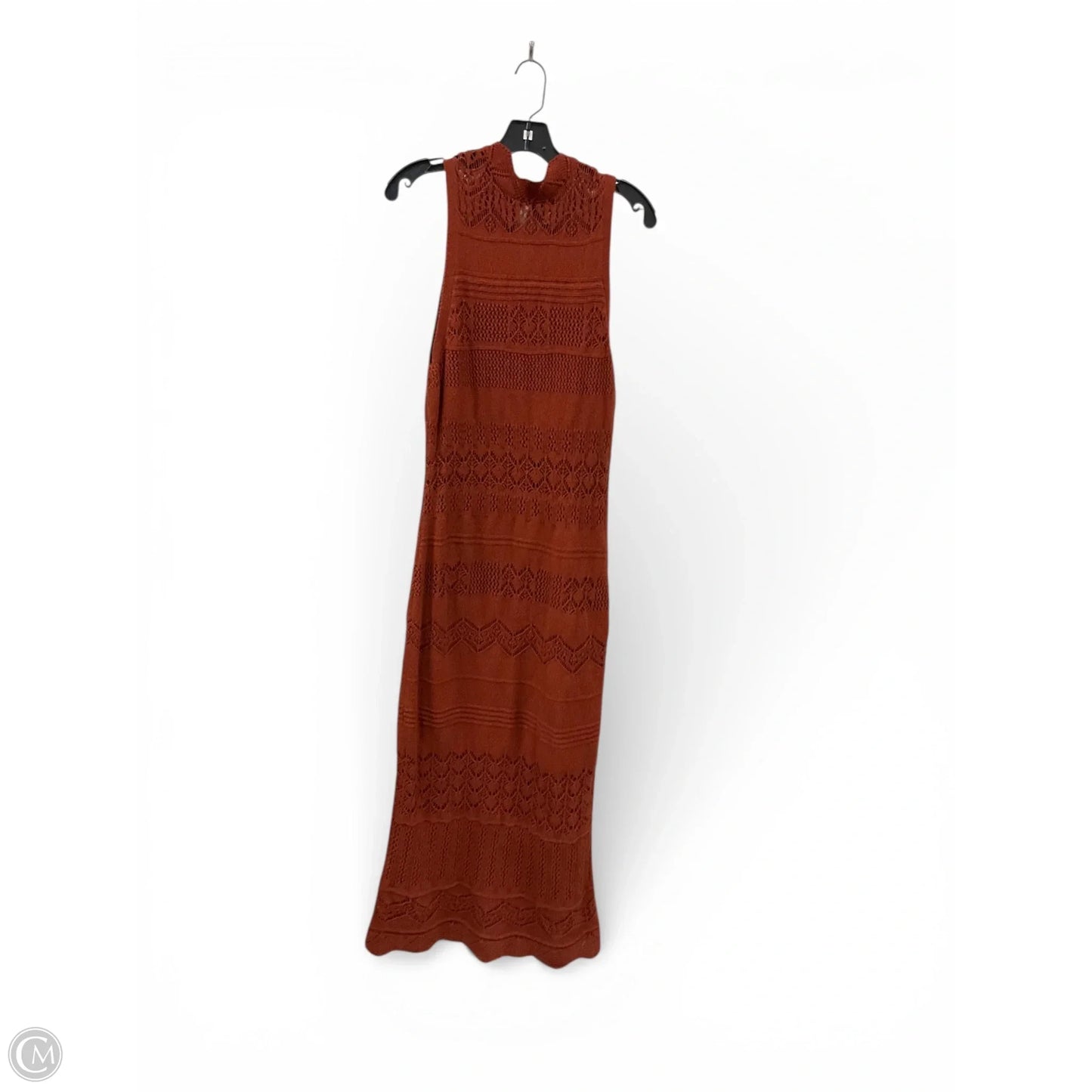 Dress Casual Maxi By Anthropologie In Orange, Size: L
