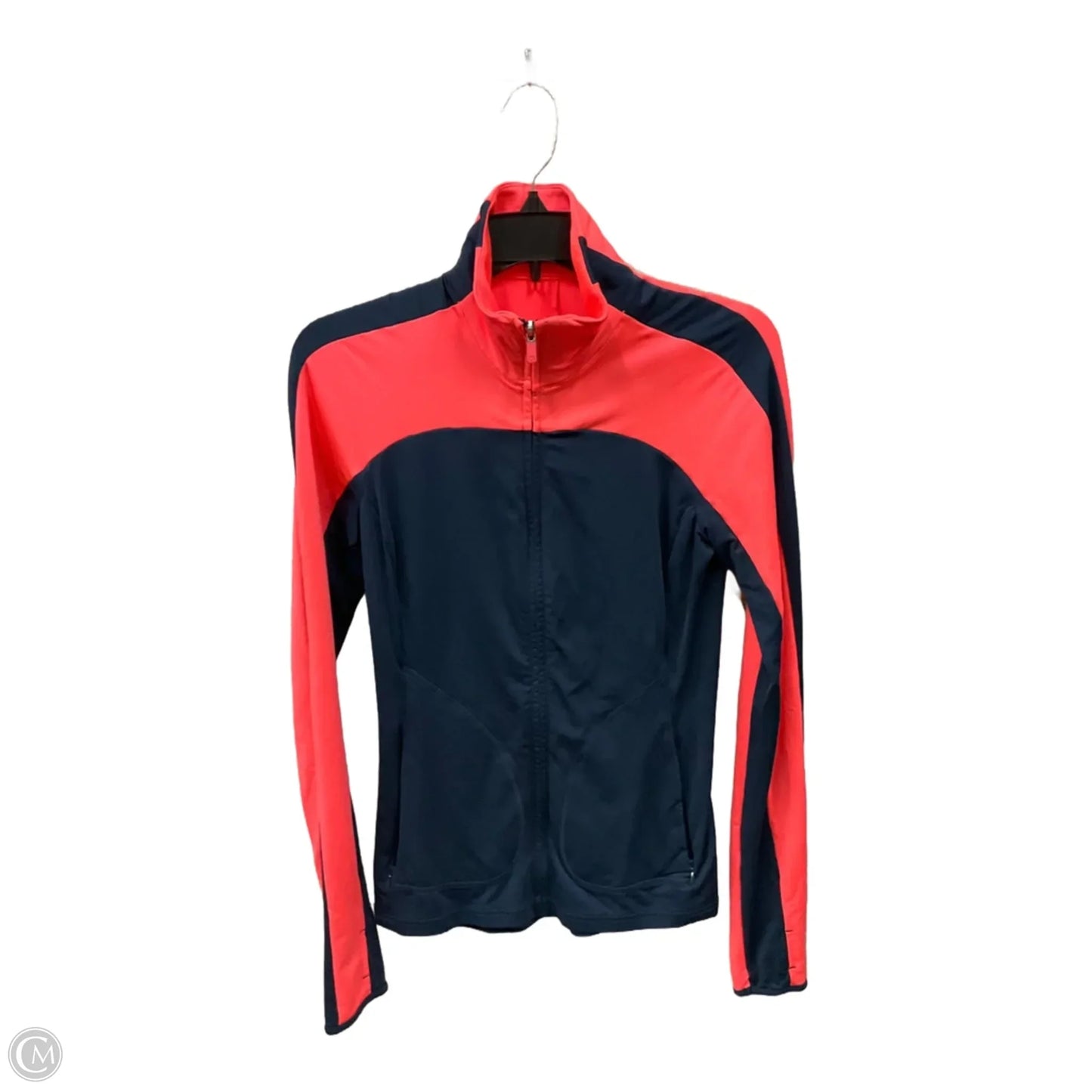 Athletic Jacket By Gapfit In Navy, Size: S