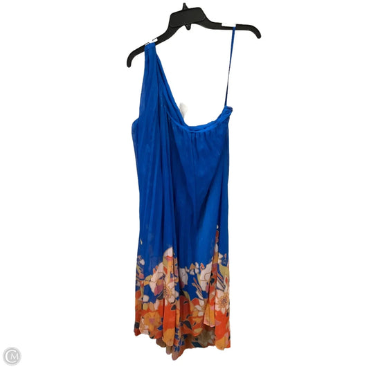 Dress Casual Midi By Ted Baker In Blue, Size: 14