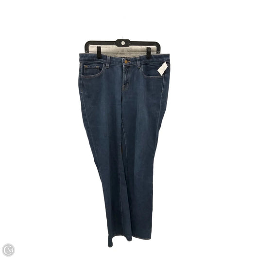 Jeans Boot Cut By J Brand In Blue Denim, Size: 12
