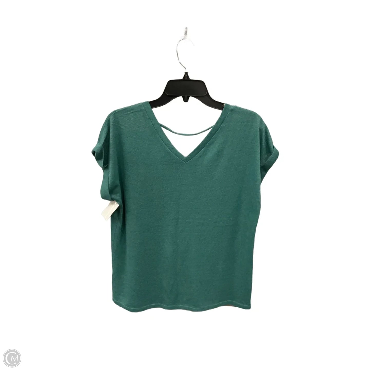 Top Short Sleeve Basic By Bobeau In Green, Size: M