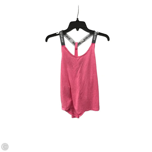Athletic Tank Top By Nike Apparel In Pink, Size: S