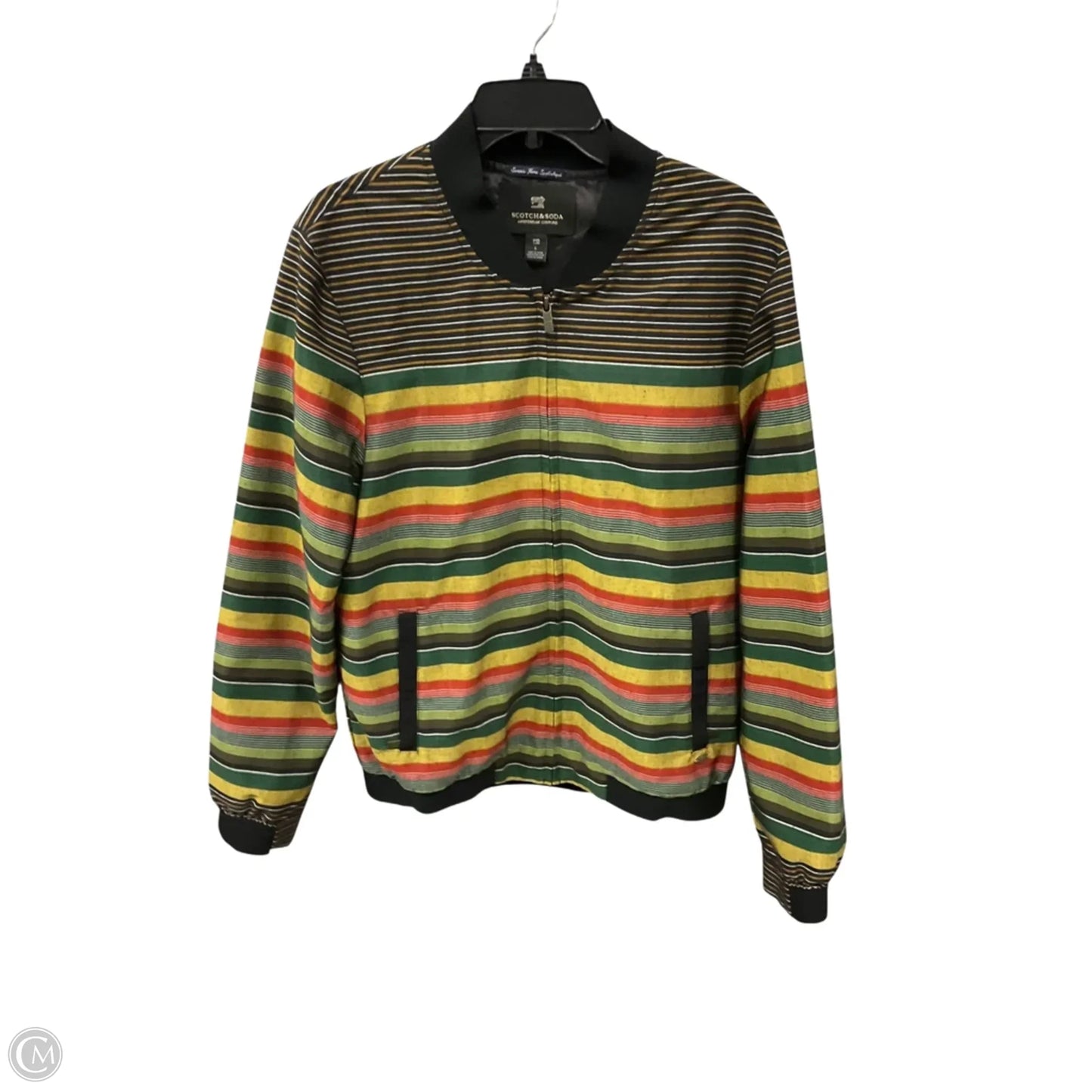 Jacket Other By Scotch & Soda In Striped Pattern, Size: L