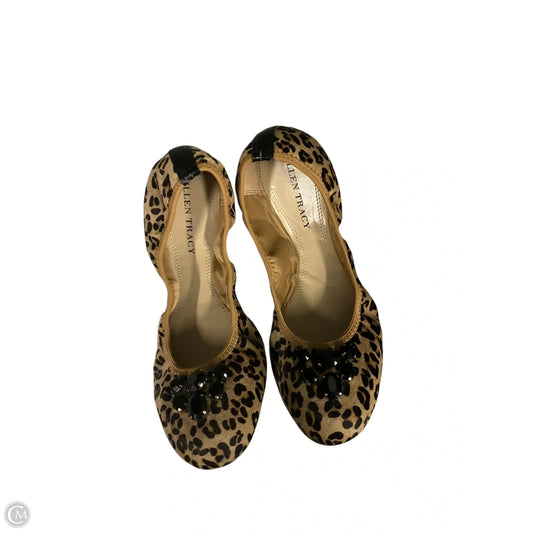 Shoes Flats By Ellen Tracy In Animal Print, Size: 9