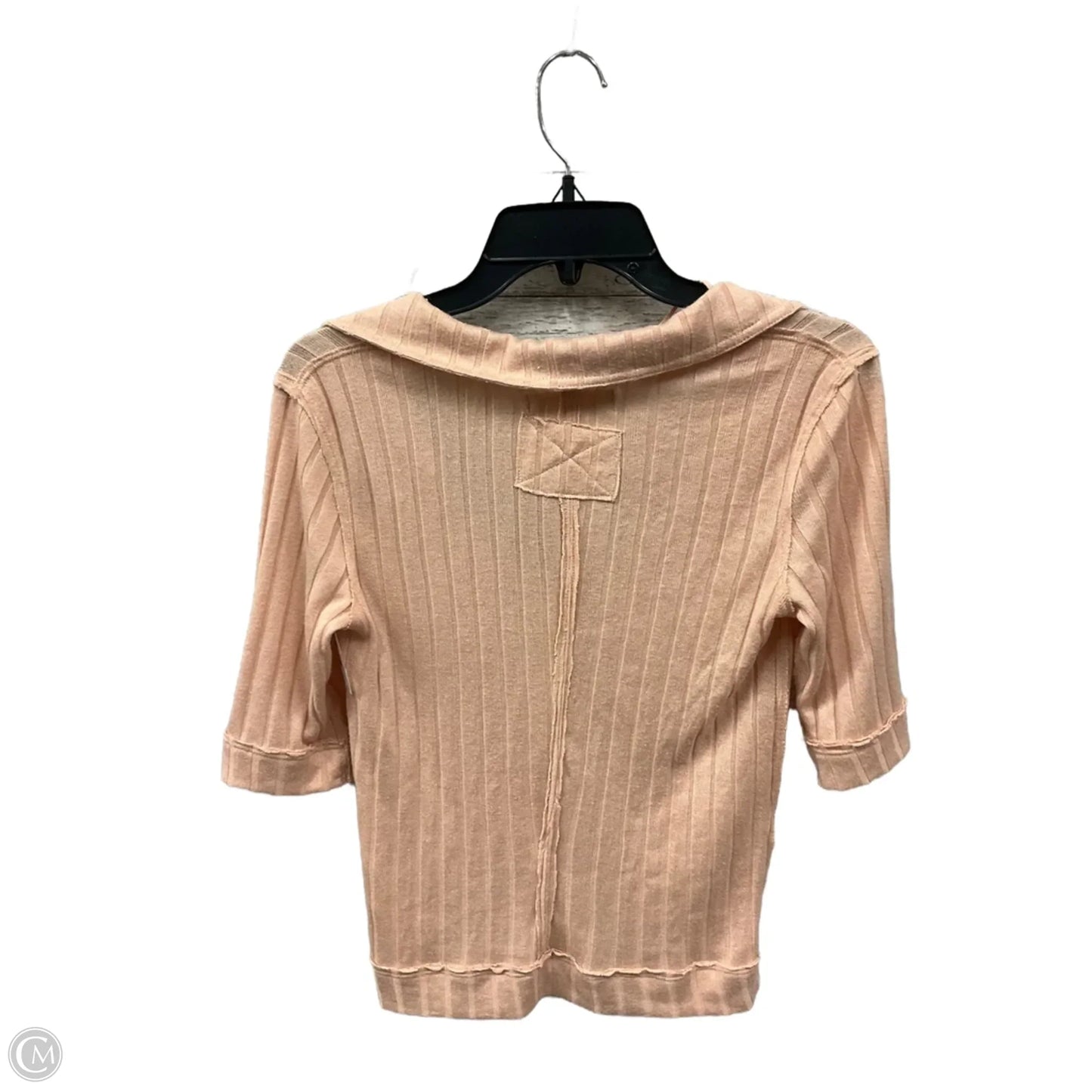 Top 3/4 Sleeve By We The Free In Peach, Size: Xs