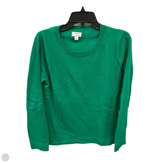 Top Long Sleeve By J. Crew In Green, Size: L
