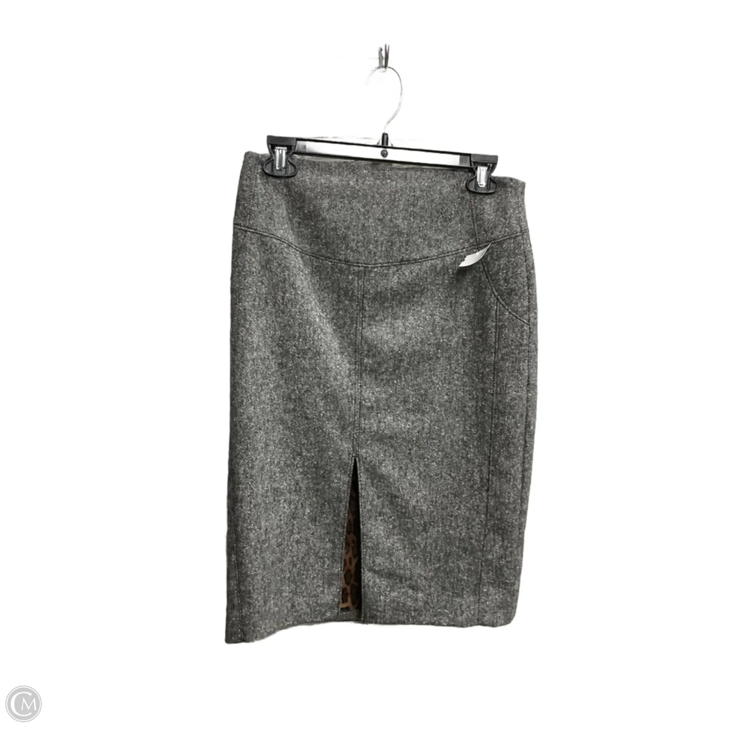 Skirt Midi By Express In Grey, Size: 2