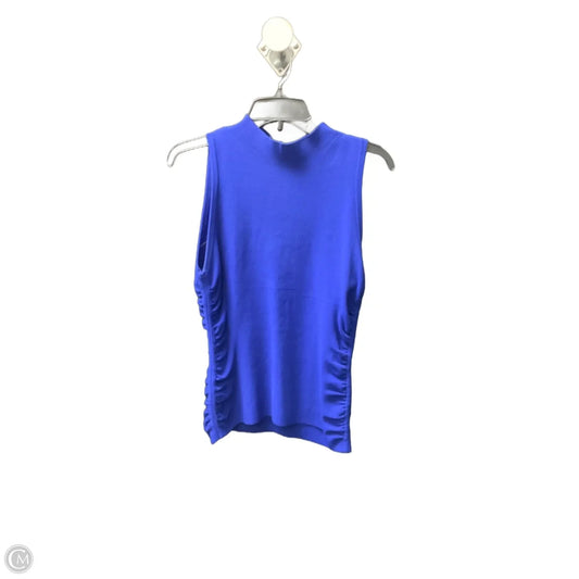 Top Short Sleeve Designer By Milly In Blue, Size: L
