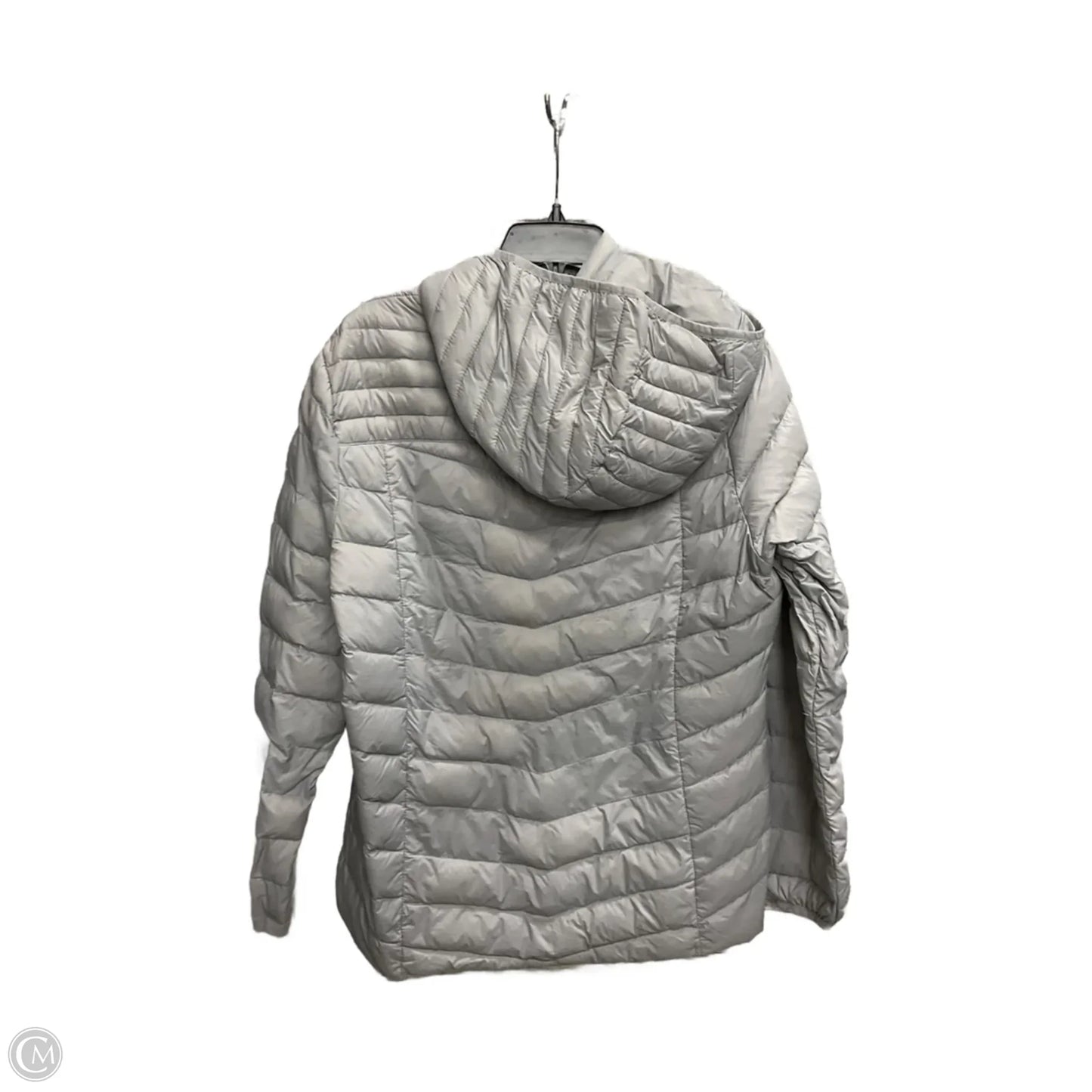 Coat Puffer & Quilted By Bass In Grey, Size: Xl