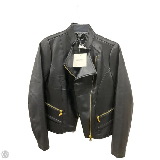 Jacket Faux Fur & Sherpa By Ellen Tracy In Black, Size: Xs