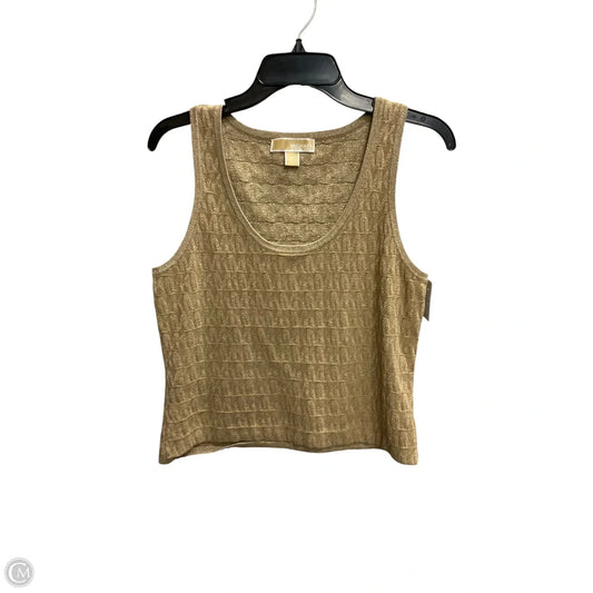 Top Sleeveless By Michael By Michael Kors In Gold, Size: M