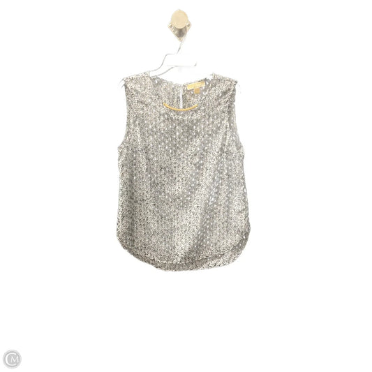 Top Short Sleeve By Michael By Michael Kors In White, Size: L