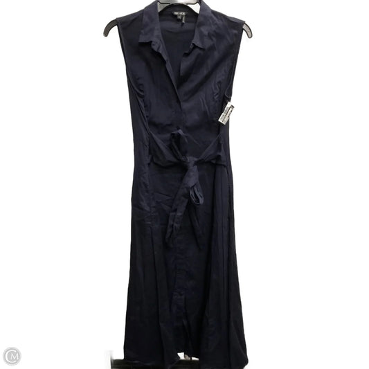 Dress Casual Midi By Nic + Zoe In Navy, Size: M