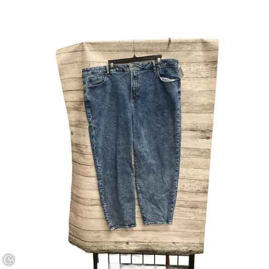 Jeans Straight By Old Navy In Blue Denim, Size: 22