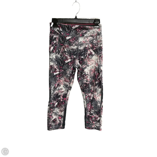 Athletic Capris By Calvin Klein In Grey, Size: S