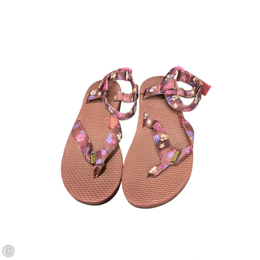Sandals Flats By Teva In Purple, Size: 8