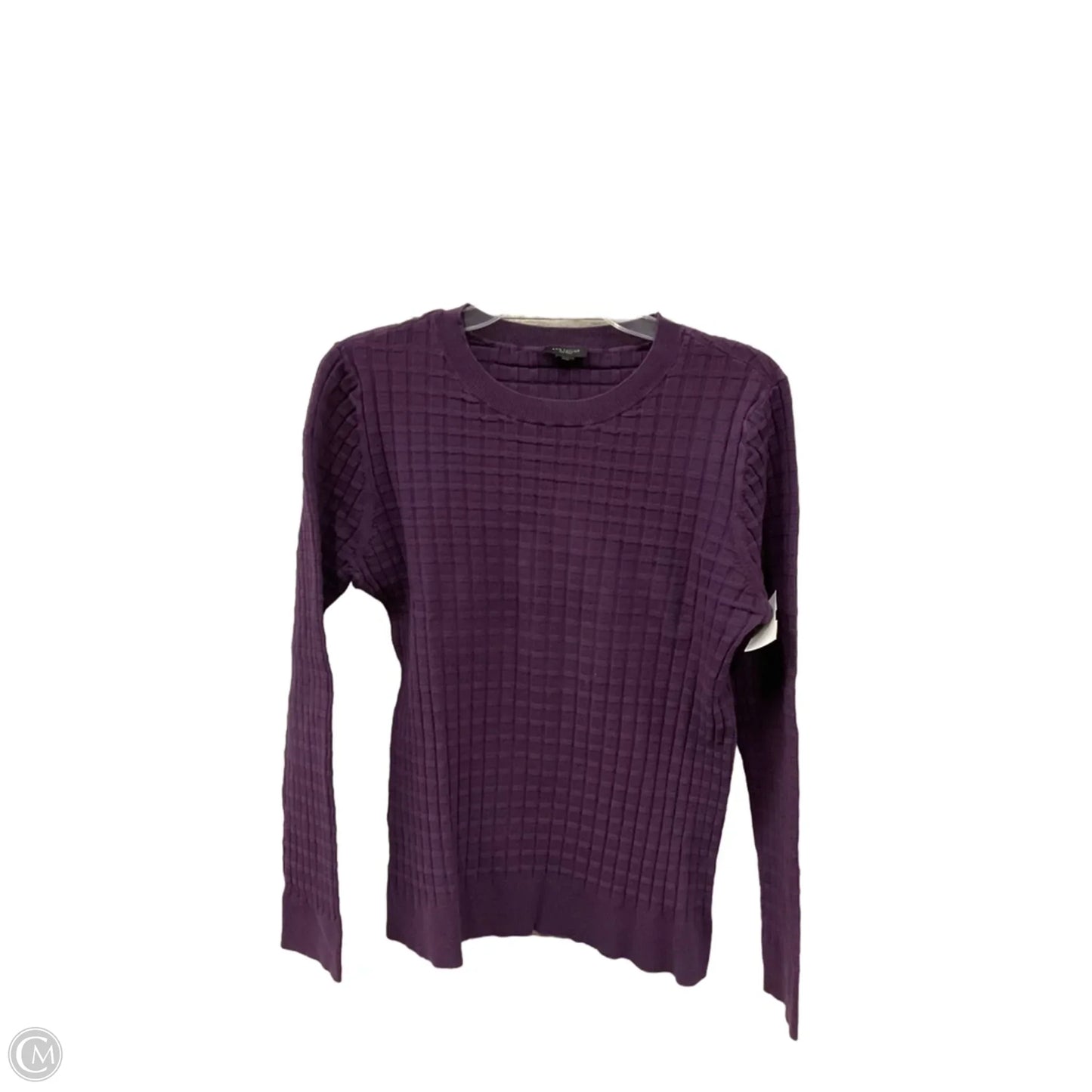 Top Long Sleeve By Ann Taylor In Purple, Size: Xl