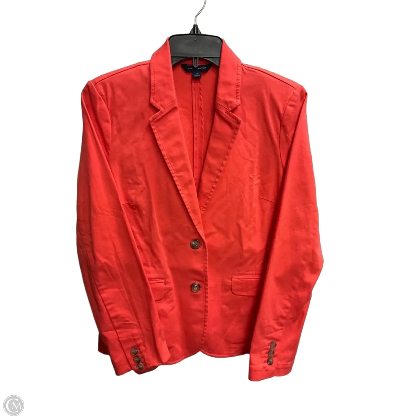 Blazer By Tommy Hilfiger In Orange, Size: S