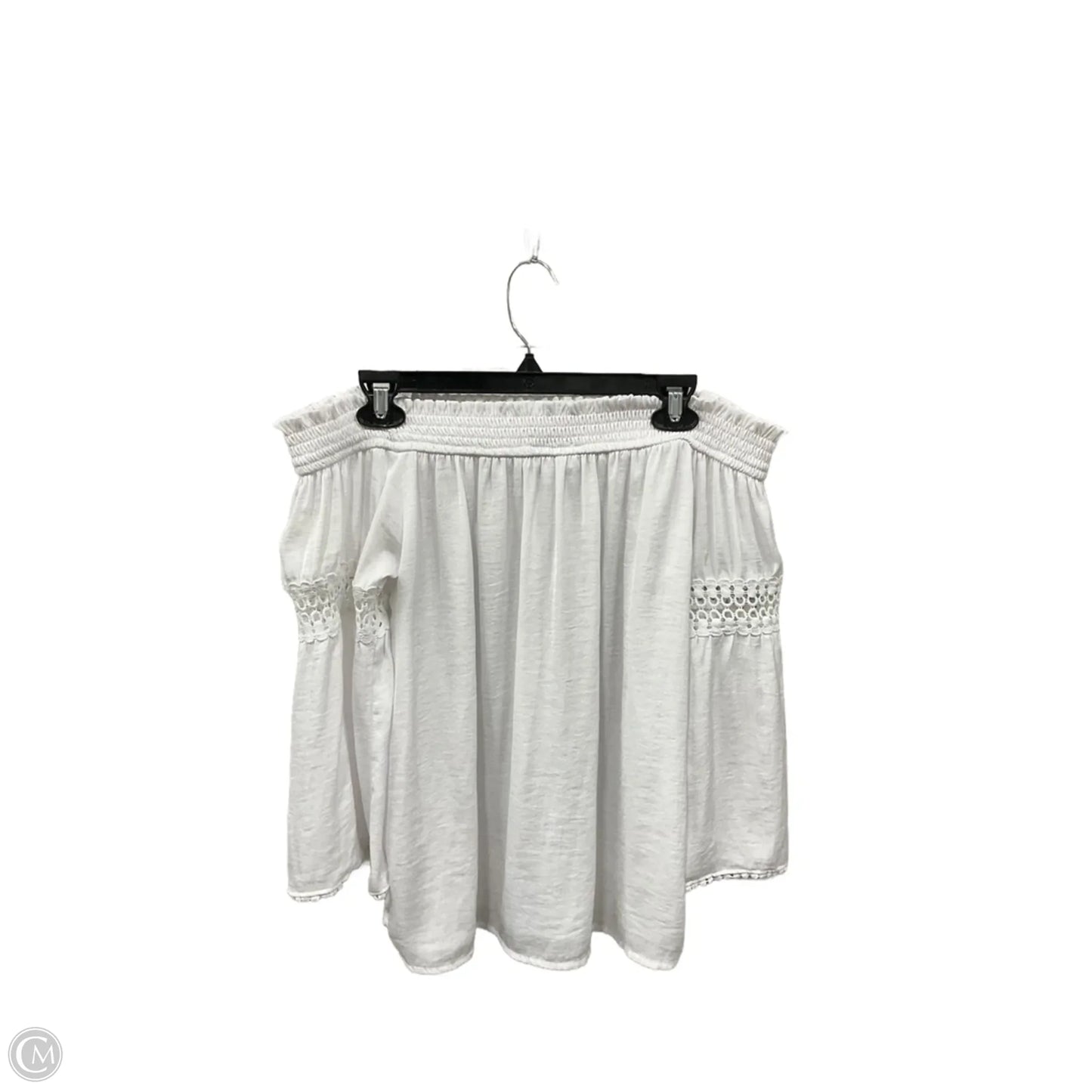 Top Long Sleeve By Jennifer Lopez In White, Size: S