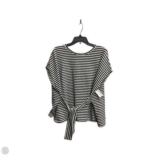 Top Short Sleeve By Express In Striped Pattern, Size: Xl
