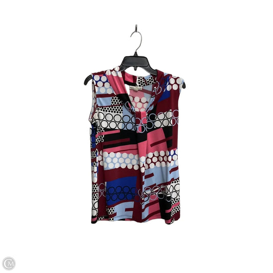 Top Sleeveless By Dana Buchman In Red, Size: M