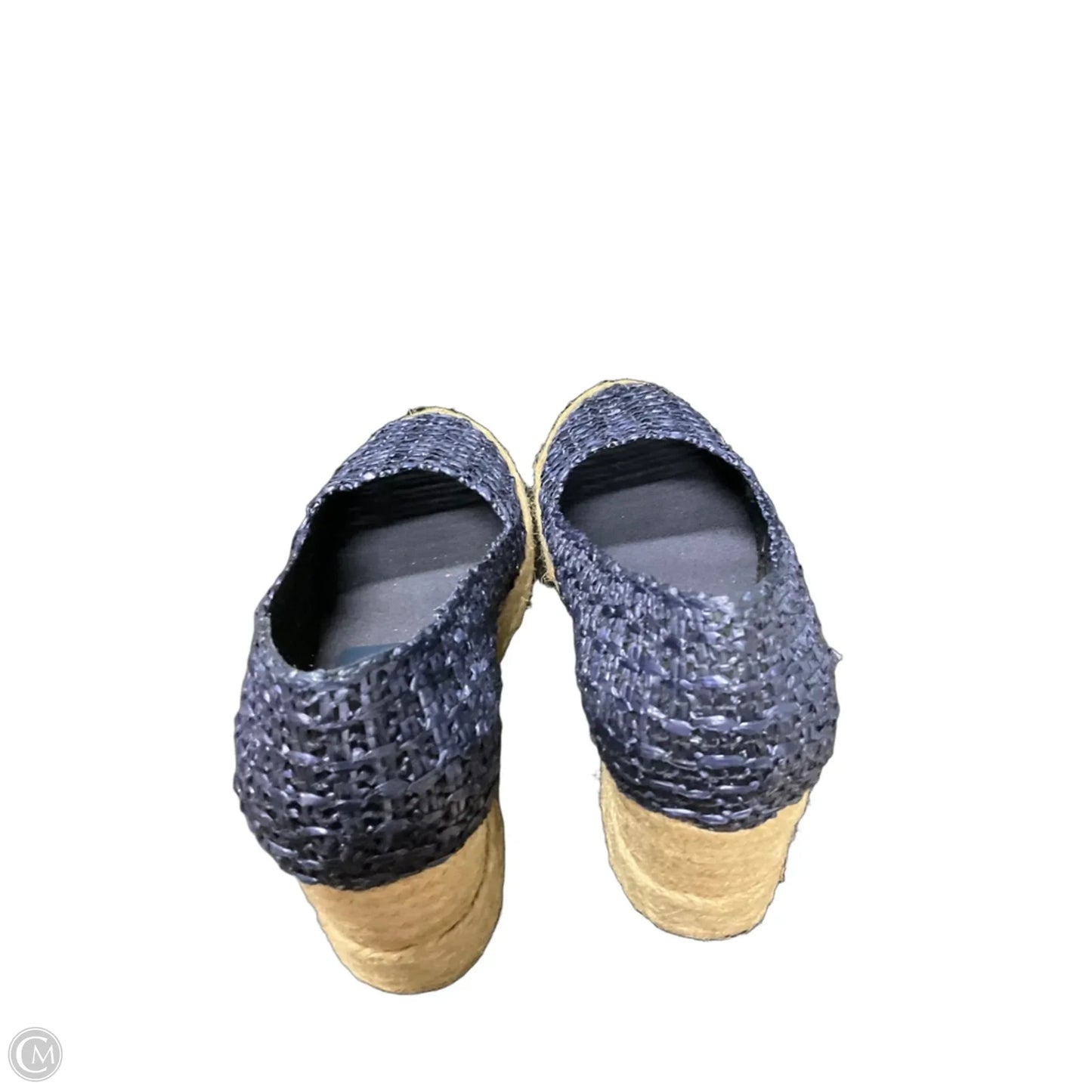 Shoes Heels Wedge By Clothes Mentor In Blue, Size: 9