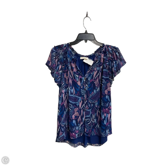 Top Short Sleeve By Ramy Brook In Blue, Size: S